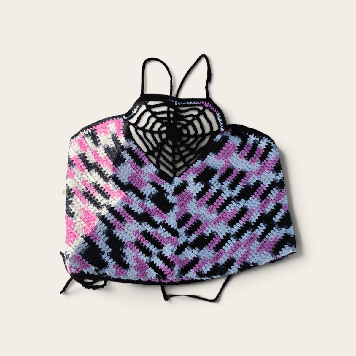 Spiderweb Crop Top – Large