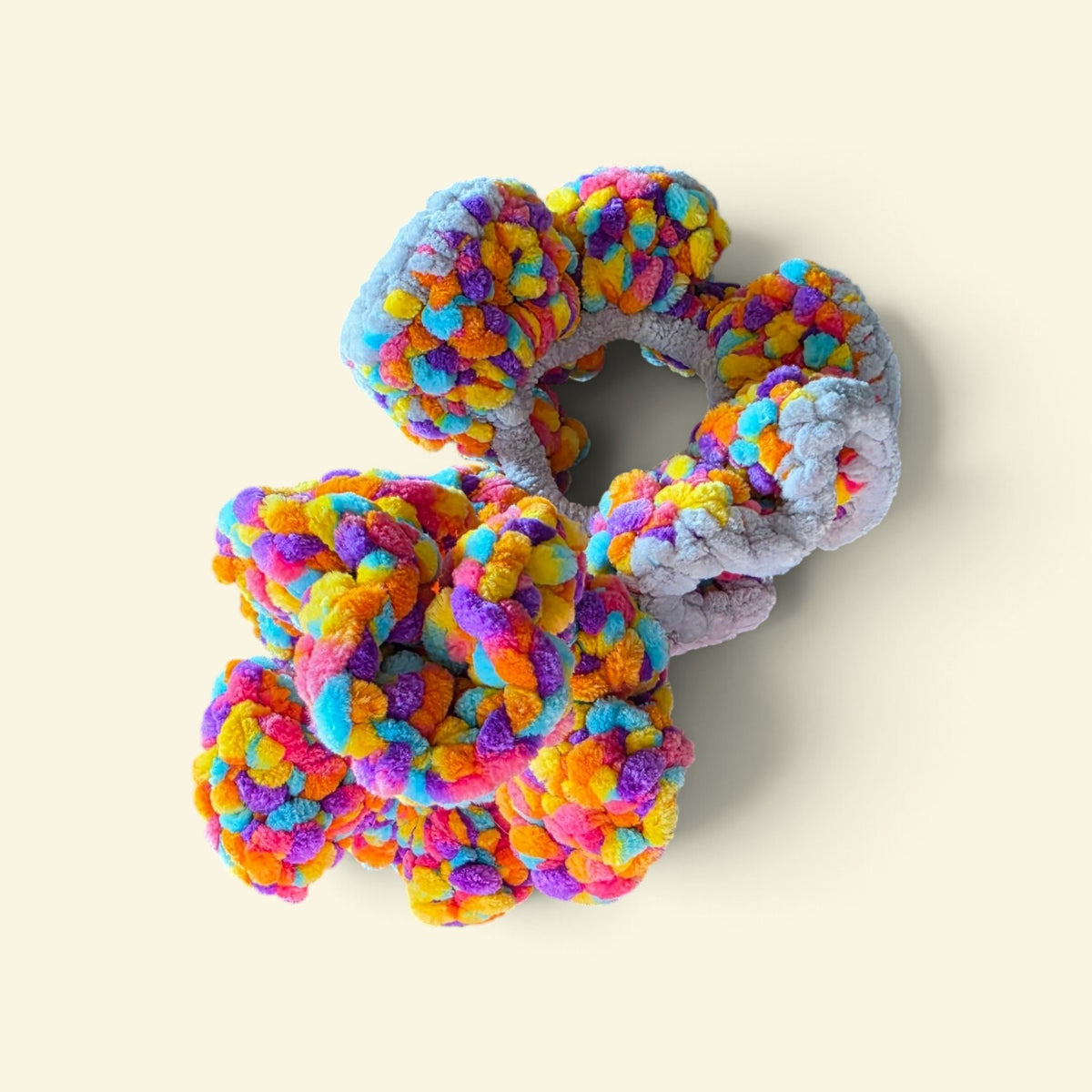 Colorful Yarn Scrunchies – 2-Pack
