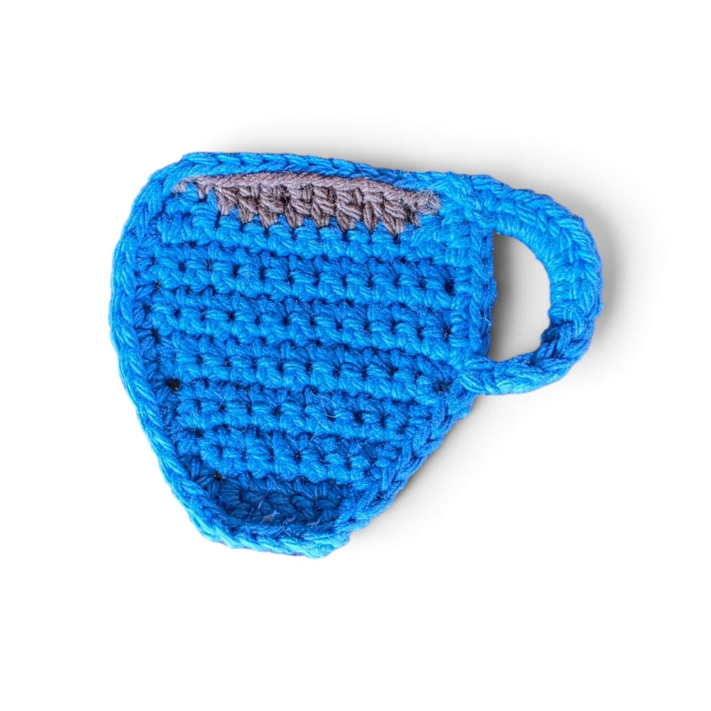 Coffee Mug-Shaped Cotton Coasters – 2-Pack